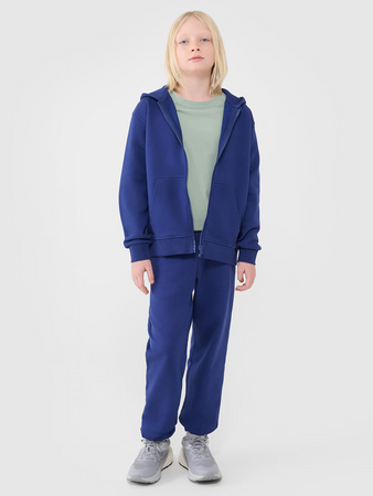 T-shirt oversize gładki chłopięcy 4F 4FJWSS25TTSHM2324-41S