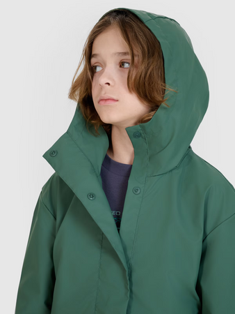 Kurtka przejściowa przeciwdeszczowa z gumową powłoką dziecięca 4F 4FJWSS25TJACU213-41S