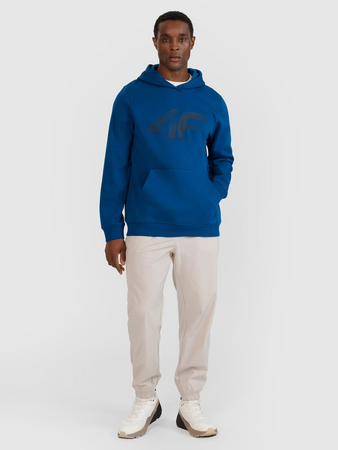 Bluza dresowa nierozpinana z kapturem męska 4F 4FWMM00TSWSM1766-46S