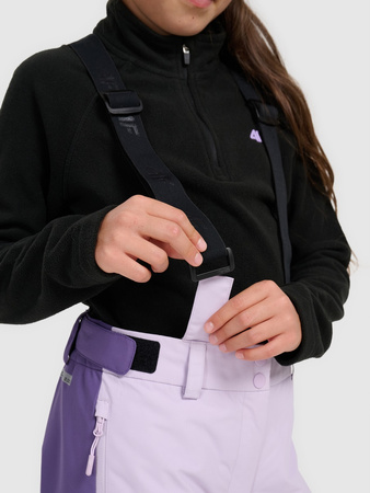 Spodnie narciarskie membrana 8000 dziewczęce 4F 4FJRAW25TFTRF1243-50S