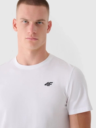 T-shirt męski (ZESTAW KOSZULEK 3 SZT.) 4F 3P-SS-4FWMM00TTSHM2256-91S 3PAK
