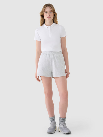 Koszulka polo slim damska 4F 4FWMM00TPTSF365-10S