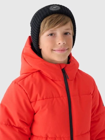 Kurtka chłopięca zimowa puchowa narciarska 4F 4FJWAW24TTJAM534-62S