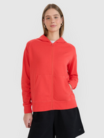 Bluza dresowa rozpinana z kapturem damska 4F 4FWMM00TSWSF1763-62S