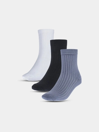 Skarpetki casual do kostki (3-pack) dziecięce 4F Junior