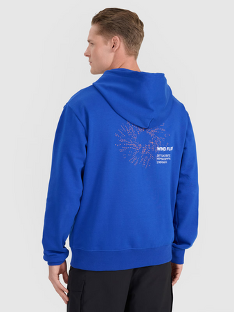 Bluza dresowa nierozpinana z kapturem męska 4F 4FWSS25TSWSM1749-36S