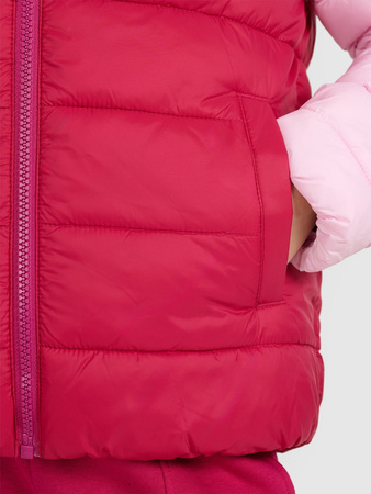 Kurtka puchowa z wypełnieniem syntetycznym dziewczęca 4F 4FJRAW25TDJAF0771-54S