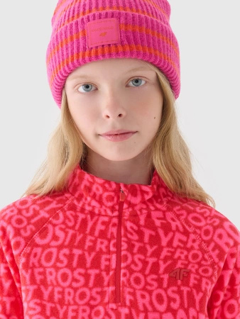 Bielizna termoaktywna polarowa (góra) dziewczęca 4F Junior 4FJWAW24UFLEF051-62A