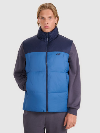 Bezrękawnik puchowy z wypełnieniem syntetycznym męski 4F 4FWAW25TVJAM229-030S