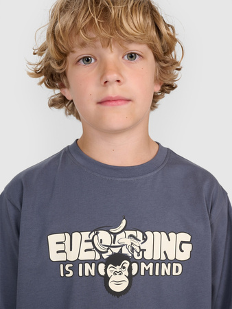 T-shirt oversize z nadrukiem chłopięcy 4F 4FJRAW25TTSHM3209-22S